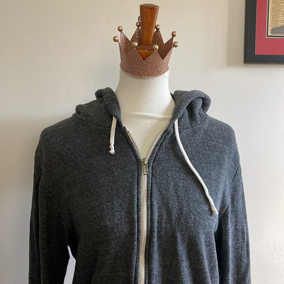 Alternative Earth by Alternative Apparel Charcoal Hoodie - Picture 2 of 5